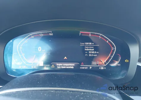 2020 BMW 530I xDrive из США, поврежденный, VIN WBAJR7C08LCD58710